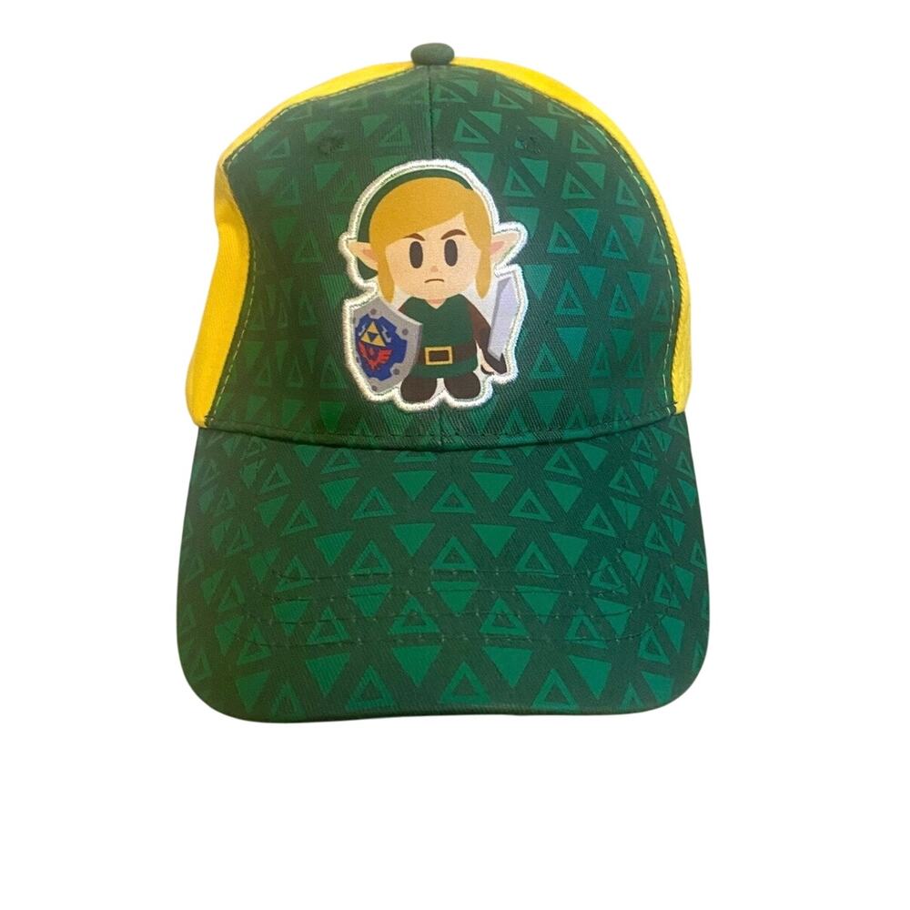Zelda Hat Men’s One Size Green/Yellow The Legend of Link’s Awakening Nintendo